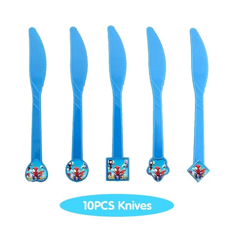 Spidey And His Amazing Friends Birthday Decoration Party Supplies Paper Cups Plates Napkins Tableware Tablecloth Kids Balloons - AIAZ
