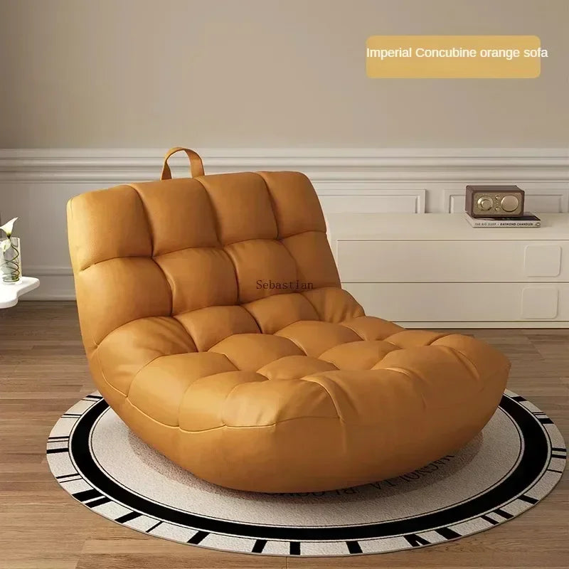 Solo Sofa Lazy Couch Tatami Living Room Bedroom Lovely Leisure Single Chair  Balcony Rocking Chair  Sofa Bed Reading Chair