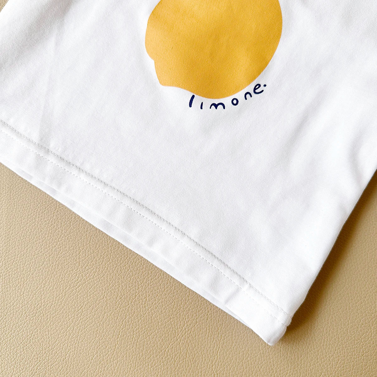 2PCS Summer Baby Boys Girls Clothes Set Lemon Print T-shirt+Checkered Shorts Beach Infant Toddler Outfit Suit 0-3Y