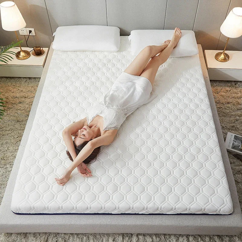 Household Thickened Foldable Tatami Cotton Mattress Cushion Non-Slip Mat for Home Student  Dormitory hotel Single Double Bed