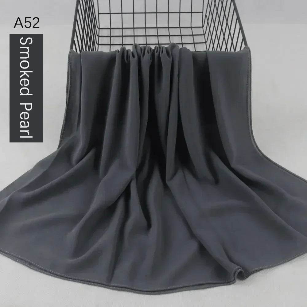 Muslim Women Chiffon Hijab Scarf Chiffon Soft Hijabs Shawl Long Scarves Wrap Headscarves For Muslim Fashion - AIAZ