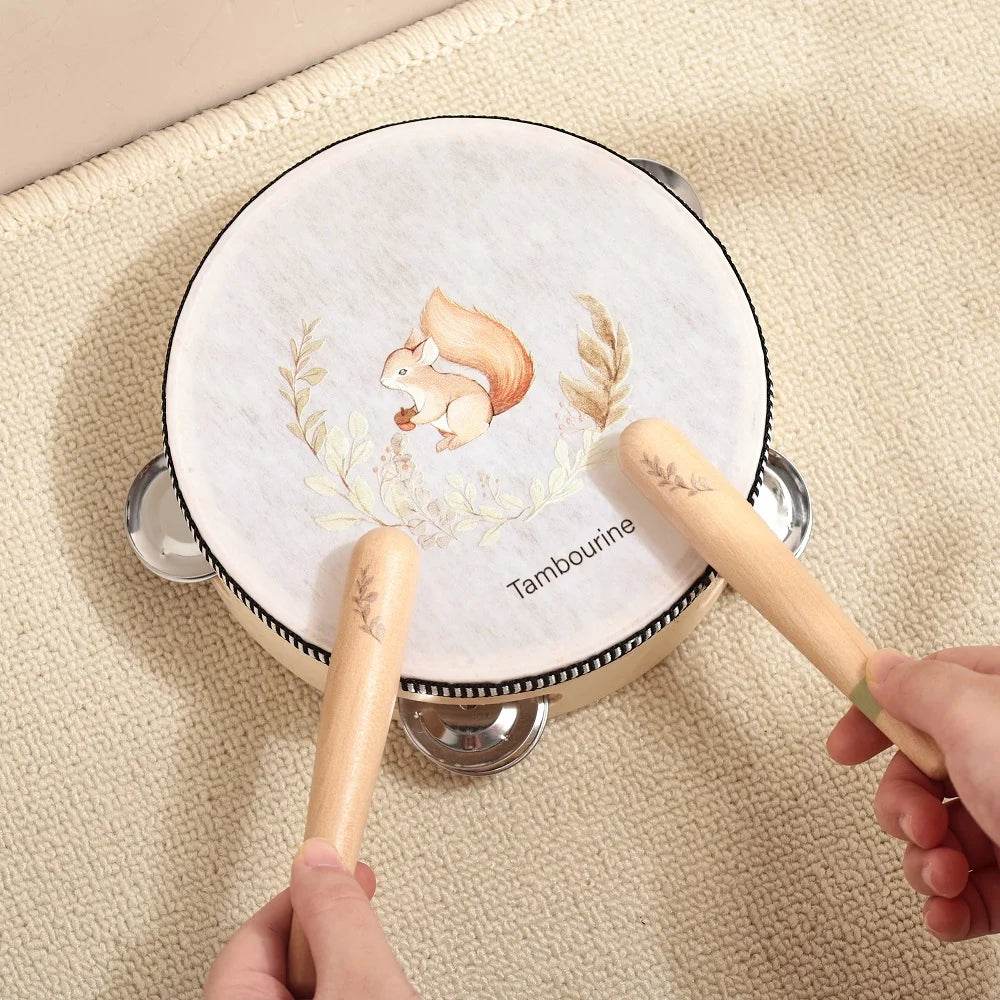 Musical Montessori Toys Baby Toys Rattle Bell Drum Xylophone Percussion for 0 3 Year Kids Early Educational Instruments Toys - AIAZ