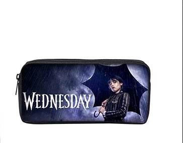 Wednesday Addams Backpack Wednesday School Bag with The Same Style Primary School School Bag Children's Backpack Meal Kit - AIAZ