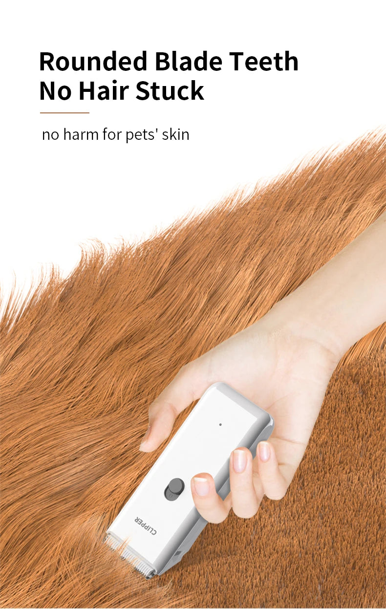Pet grooming hospital for cats and dogs, low-noise electric push shear, electric waterproof, professional wireless shaving