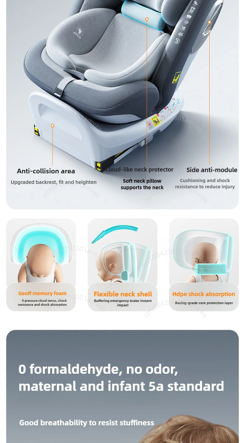 I-size Child safety seat for children baby chair for cars safety seats for children baby car seat 0-12 years old newborn ISOFIX