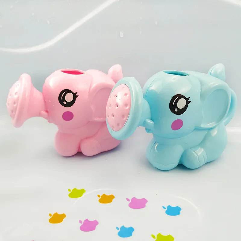 Baby Bath Toy, Bathing Cute Elephant Shower Swimming Water Spraying Clouds Shower Bath Toy For Kids Water Playing Toy - AIAZ