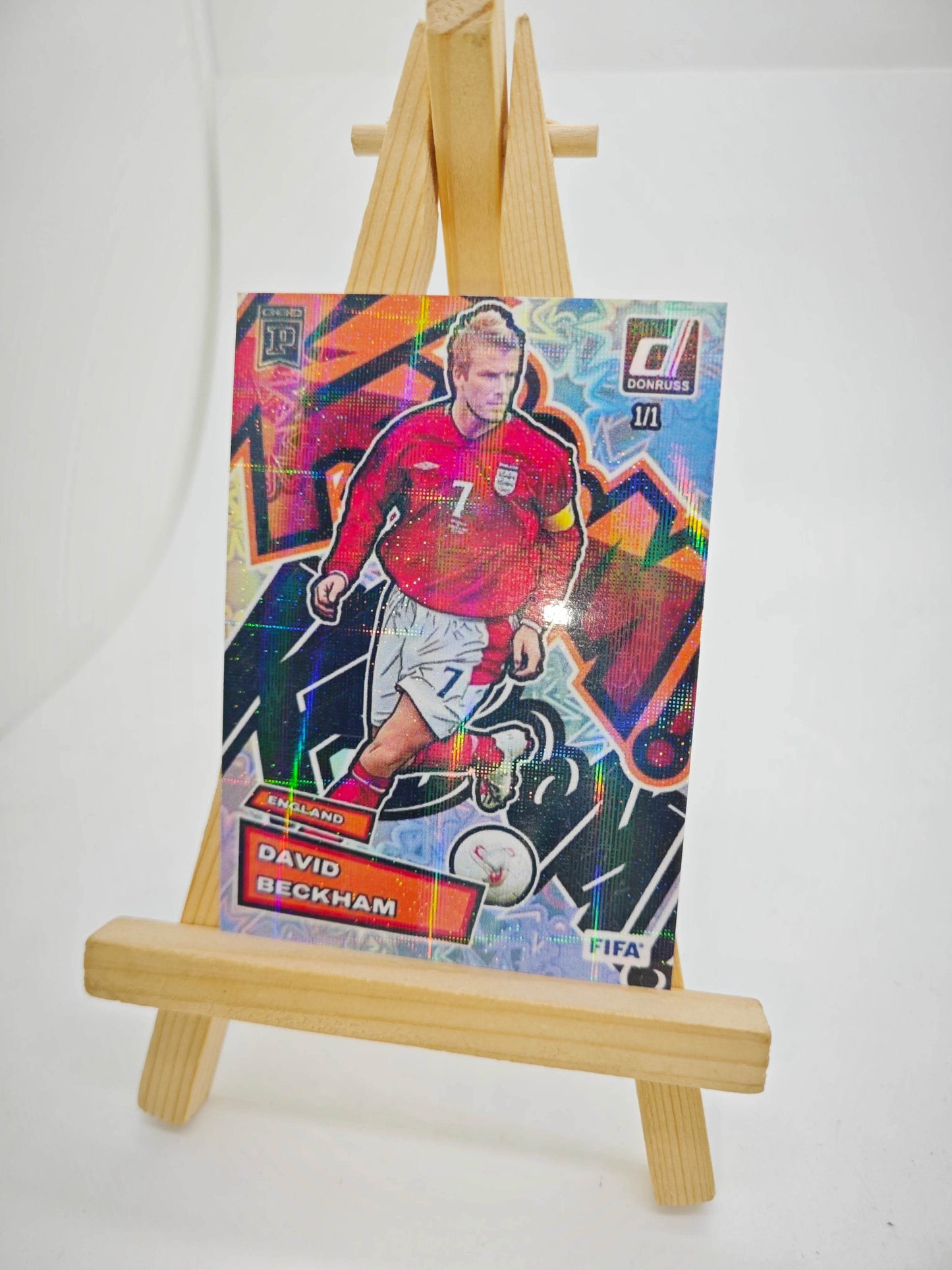 Panini collectible card laser flash DIY Messi Cristiano Ronaldo Kylian Mbappe David Beckham Card bricks Holiday gifts 1.5mmthick - AIAZ