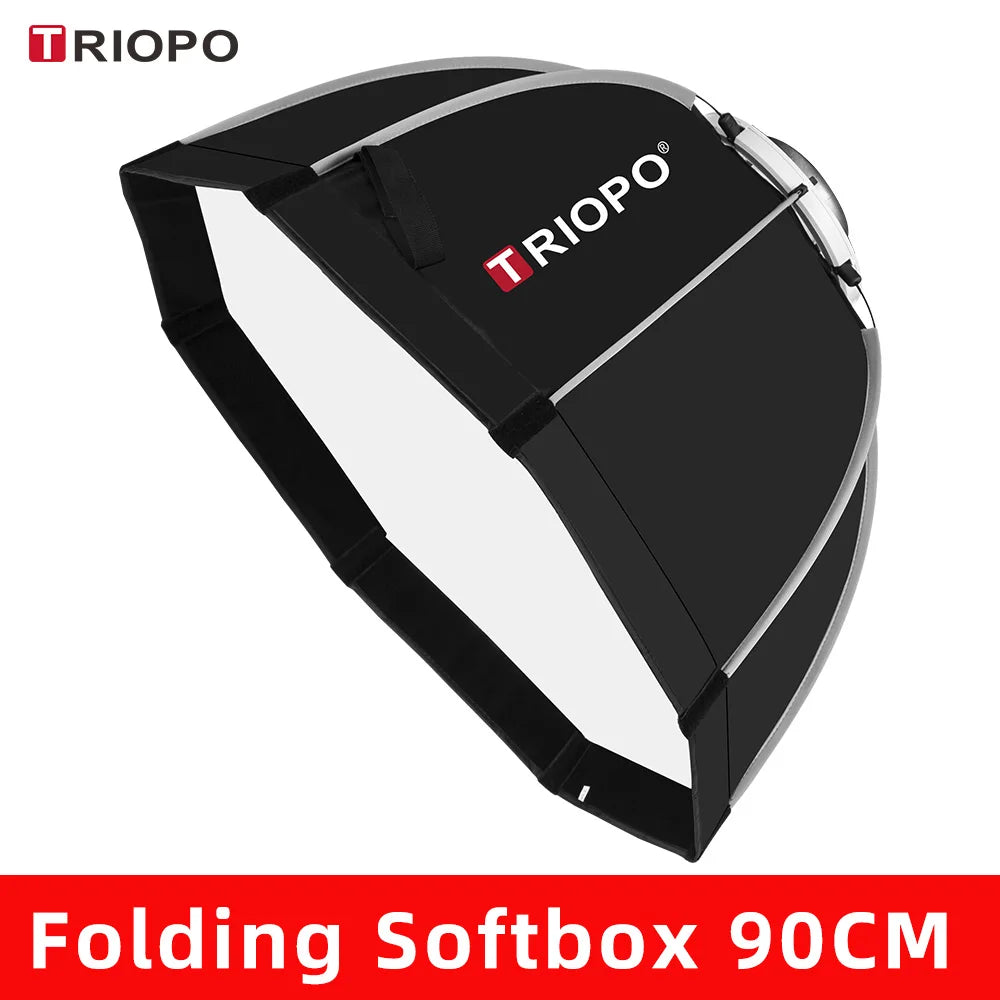TRIOPO K3 Series Quick-Setup Octagon Softbox Bowens Mount for Sokani X100 X60 Mini Aputure 300c 200xS Godox LED Video Light