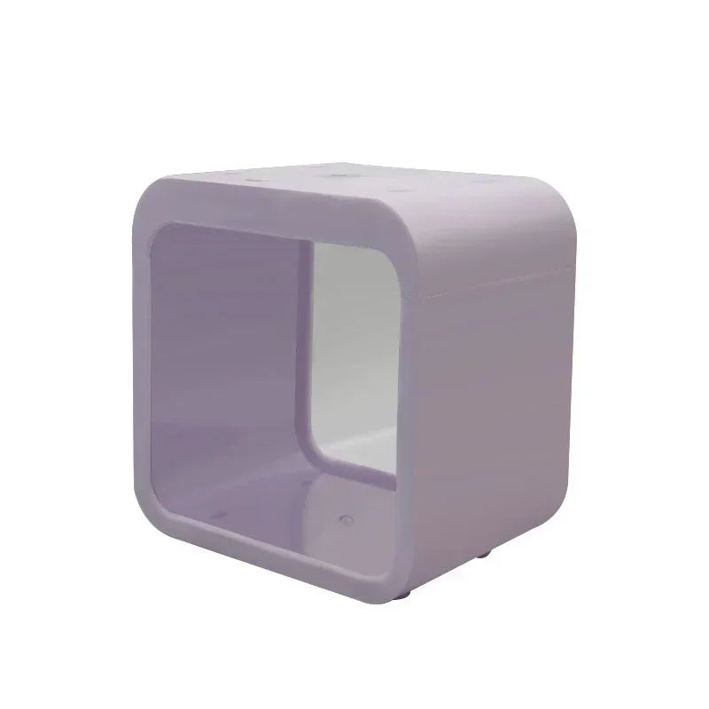 Creative aquarium LED decoration small aquarium fish tank betta transparent fish tank LED light goldfish small fish tank