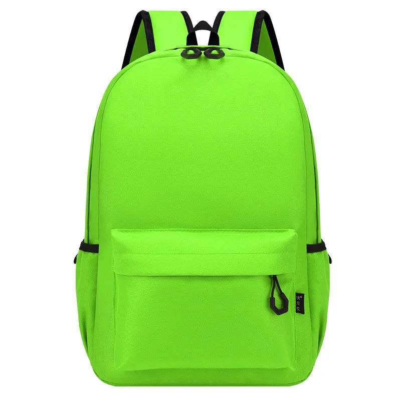 Personalized School Bag Custom Logo School Backpack Training Class Gift School Name Pattern Elementary school backpack wholesale - AIAZ