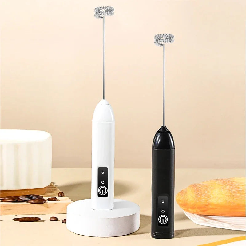 Diwiter Electric Milk Frother Handheld Egg Beater Foamer Coffee Maker Electric Blender Mixer Mini Portable Blender Kitchen Tool