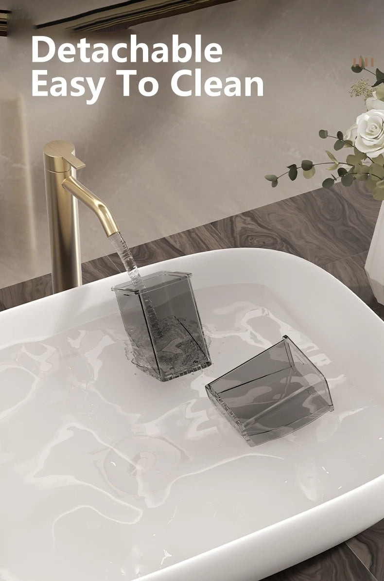 Hair Dryer Holder No punching Wall Mounted Bathroom Shelf Makeup Storage Organizer With Storage Box Aluminum Hair Dryer Rack