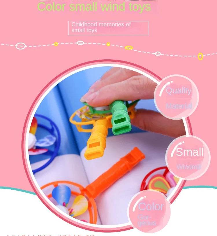 10-30 Pcs Kids Party Favors Bulk Toys Gift Kids Whistle Windmill Toy Pinata Stuffing Carnival Prizes Boys Girls Birthday Gifts - AIAZ