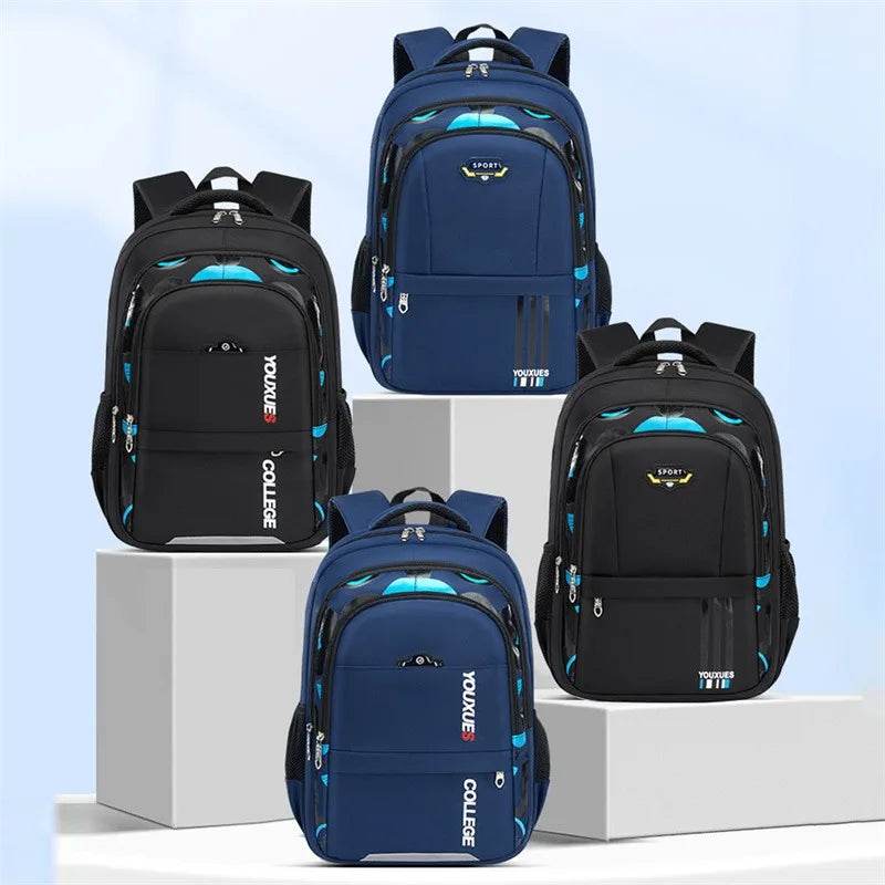 Useful Kids Backpack In Primary Schoolbag For Teenager Boys Waterproof Backpacks Book Bag - AIAZ