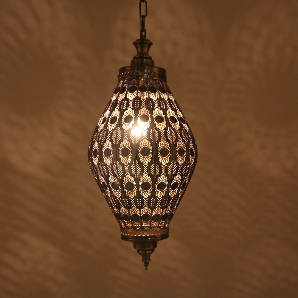 Southeast Asian Style Hanging Pendant Light Fixture Morocco Lamp Dining Room Turkish Asia Cloth Shop Restaurant Decor Chandelier