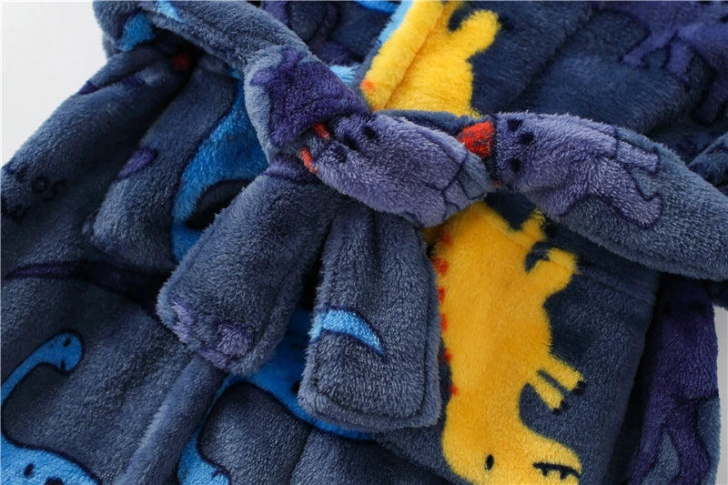 Soft Children Flannel Pajamas Autumn and Winter Pajamas for Girl Warm Kids Bathrobe Boy Sleepwear Family Matching Homewear 4-16Y