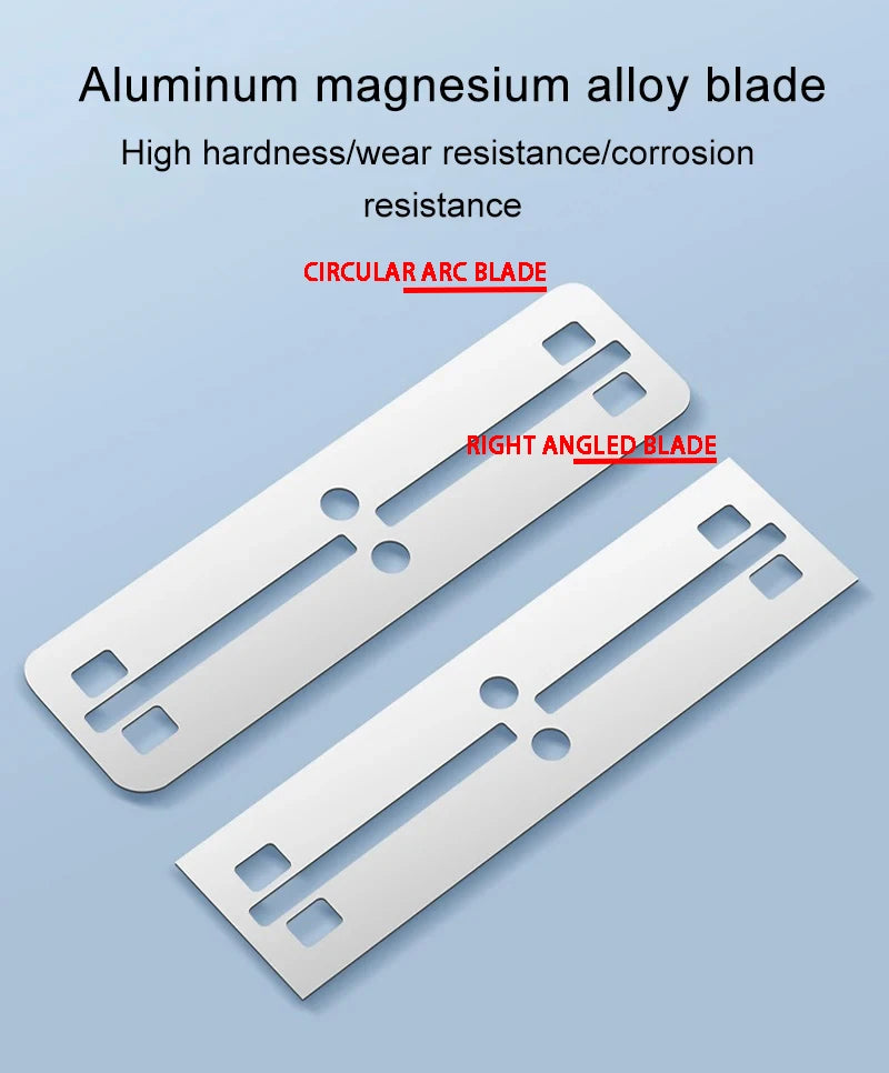 Aquarium flat sand algae removal dual-use glass Algae scraper stainless steel household cleaning to tools Fish tank accessories