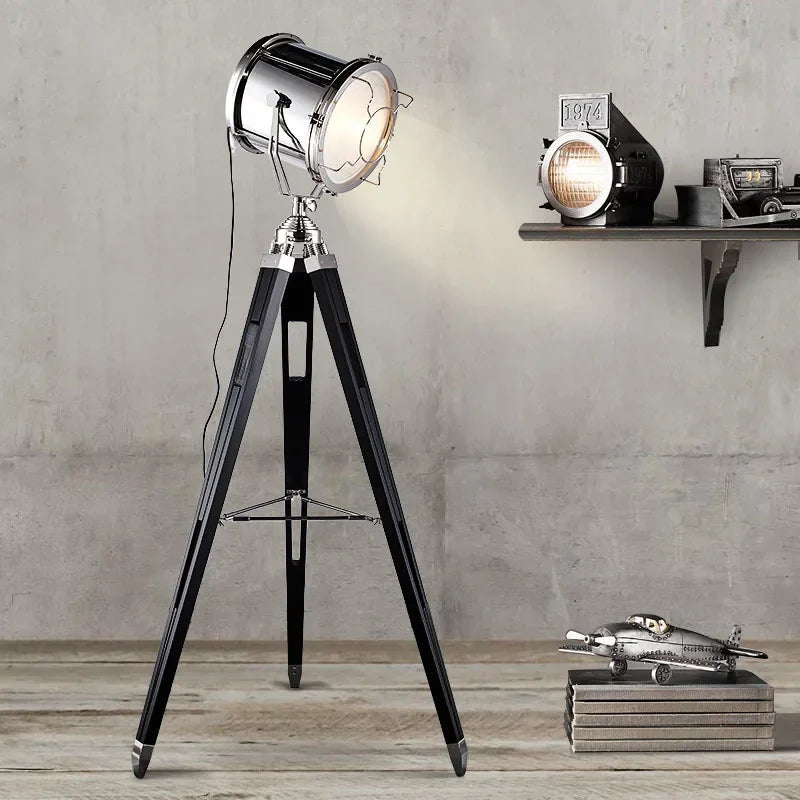 Nordic Creative Designer Stainless Steel Floor Lamp Restaurant Living Room Studio Retro Metal Led Light Home Decoration Lighting