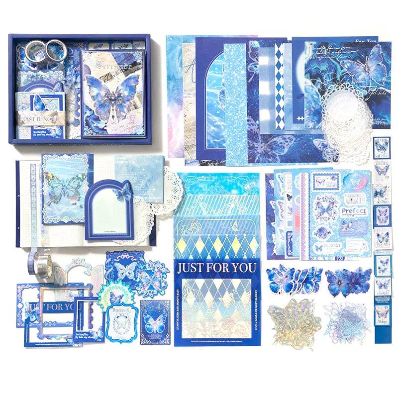 165 Pcs Vintage Handbook Gift Boxes, School Student Reward Small Gifts, Children's Gifts, Scrapbooking Supplies, Stationery Set - AIAZ