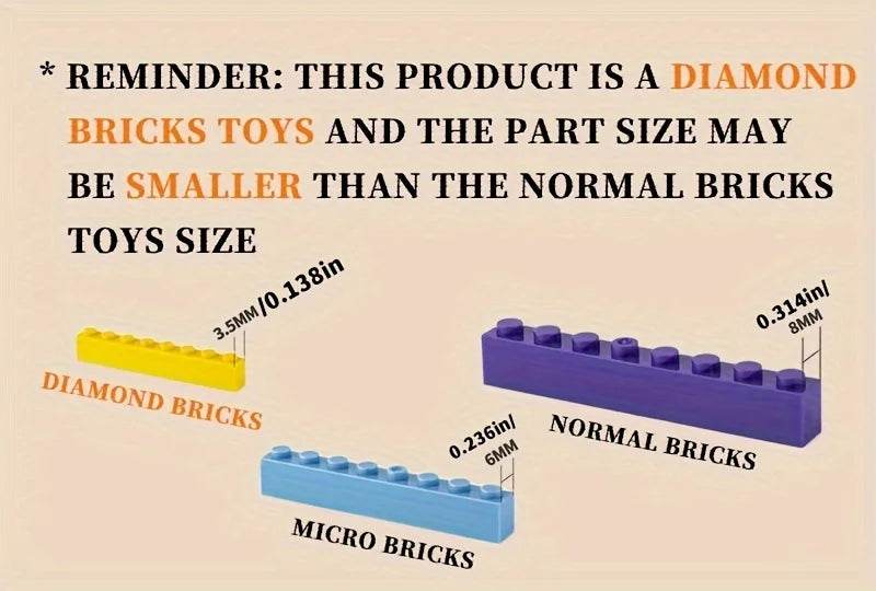 Micro Bricks City Creative Medieval Magic Castle Series School Architecture Palace Model Building Blocks Gifts Kid Assembly Toys - AIAZ