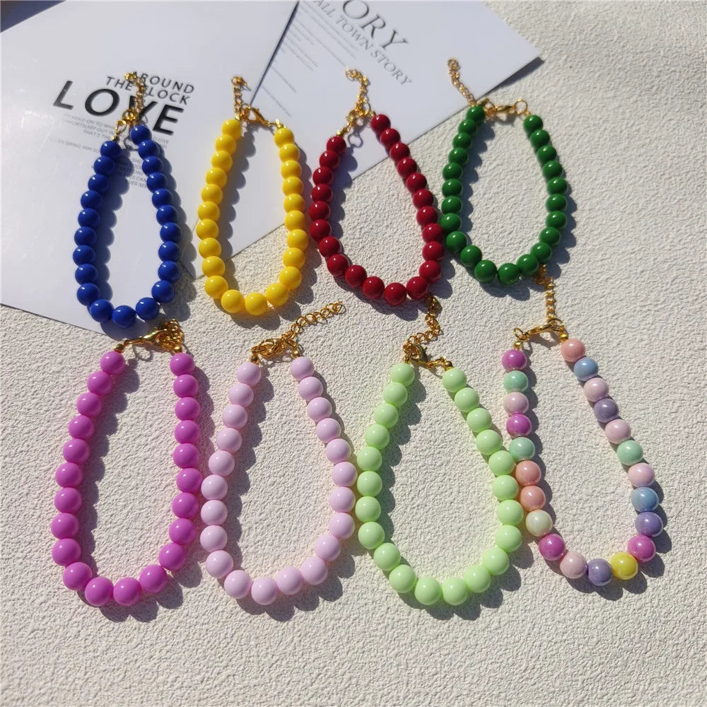 Dogs Necklace Extension Chain Design Pet Collar Fashion Dogs Faux Pearls Necklace Loop DIY Cat Dog Grooming Accessory