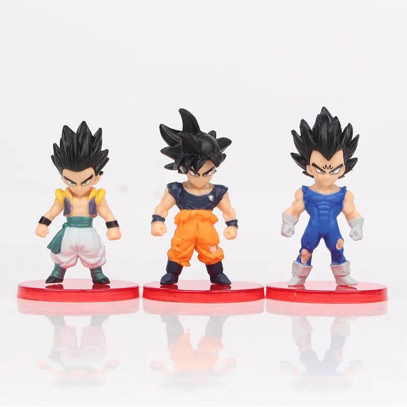 8-21PCS Dragon Ball Z Set Super Son Goku Vegeta Broly Buu Action Figure Anime Figurines Ultra Instinct Model Gifts Toys - AIAZ