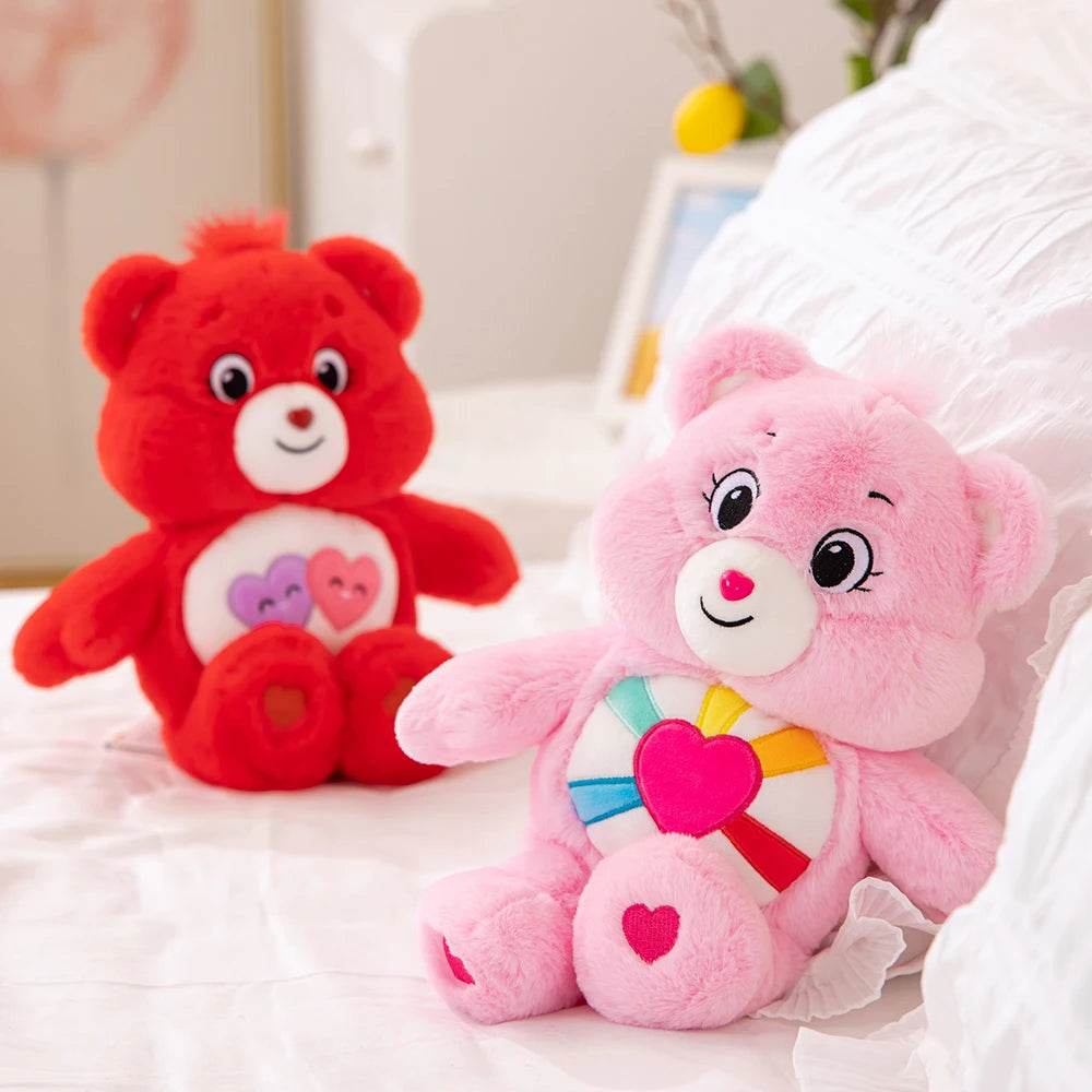 Care Bears Lovely Animals Plush Toys Dolls Companion Wish Effort Birthday Stuffed Bear Toys Dolls Sleeping Cartoon Toys - AIAZ