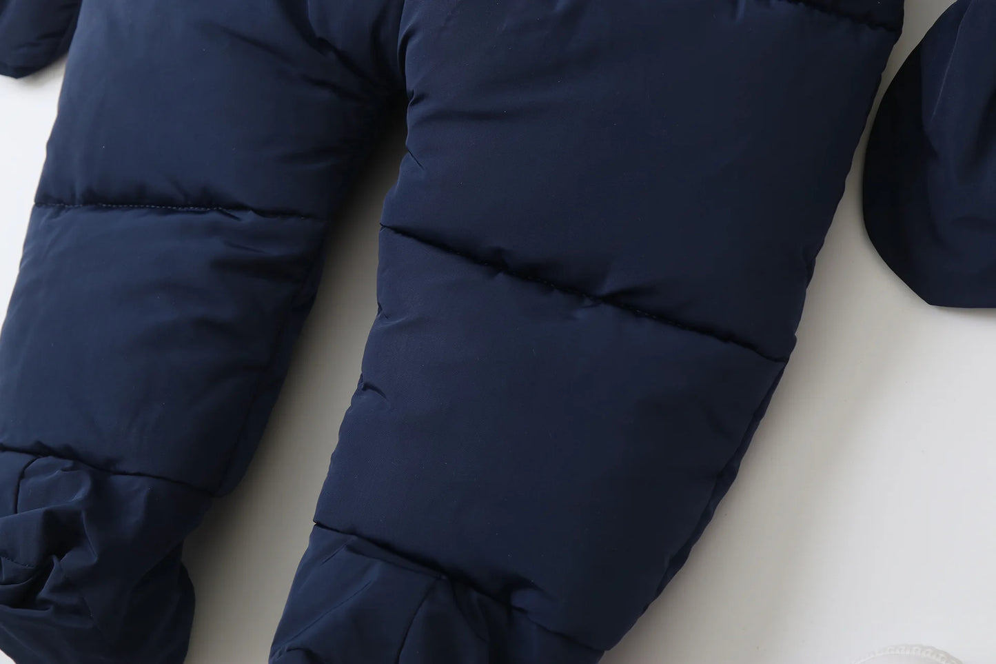 2024 New Winter Baby Rompers Thick Warm Infant Hooded Inside Fleece Jumpsuit Newborn Boy Girl Overalls Toddler Clothing Set