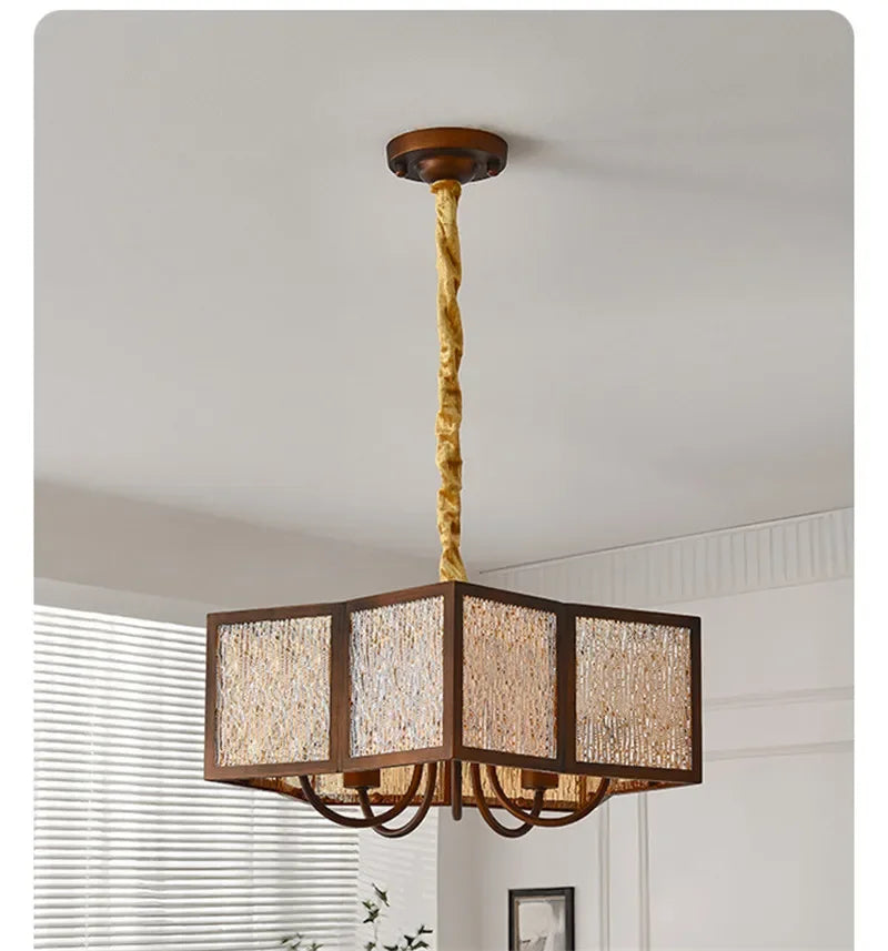 TEMOU Contemporary Restaurant Pendant Lamp French Retro Bedroom Study Villa Hotel Rooms Bar Counter Cafe  Aisle Light