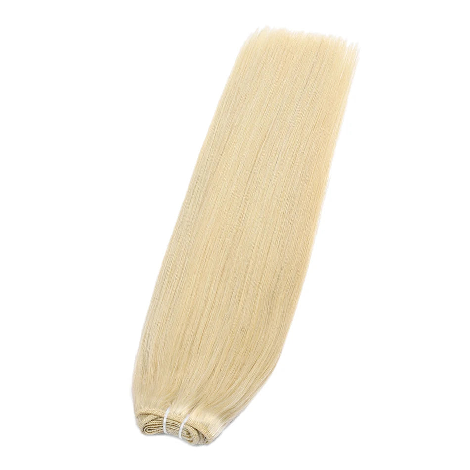 Russian Human Hair Bundles Weft 100% Remy Human Hair Weaves 100G /50G Hair Weaving Braiding Natural Straight Hair