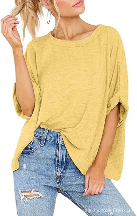 Women's Casual T-shirt Top For Women Tops Blusas Para Dama Топ Жіночний Topy Z Krótkim Rękawem Спортивная Футболка Y2k Tees - AIAZ