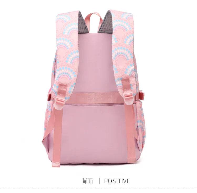 School Bags Girls Casual Travel Backpack Children Middle School Students Backpacks Business Oxford Waterproof Rucksack No Wheel - AIAZ