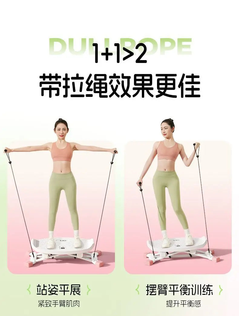Mini Skateboard Stepper Pelvic Floor Muscle Home Fitness Ski Trainer Aerobic Swing