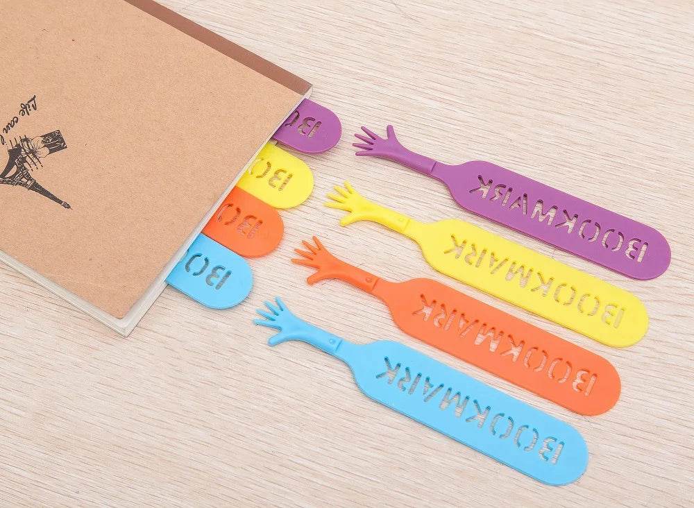 Four School Stationery Strange Bookmarks Silicone Plastic Novelty Books Reading Supplies Office Children Exquisite Gifts - AIAZ