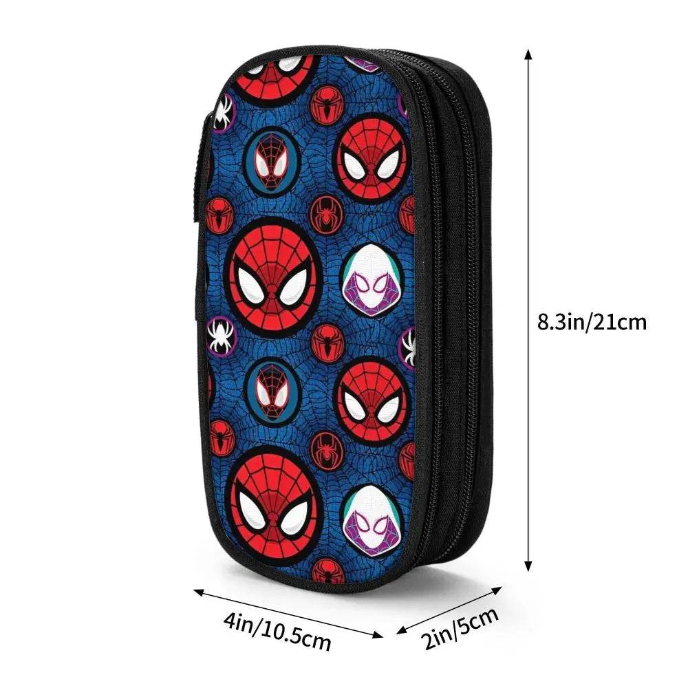 Spider-man Pencil Cases Pen Box Pencil Bags Kids Big Capacity School Supplies Zipper Pencilcases - AIAZ