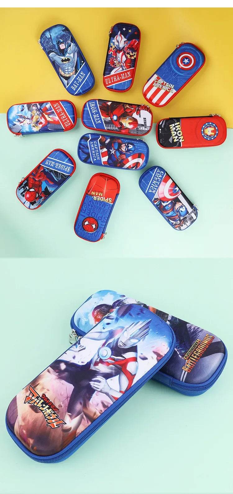 Spidermans Pencil Case Office School Supplies Marvels Super Hero Cover Movie Pencil Pouch Kids Pen Bag Student Stationery Gifts - AIAZ