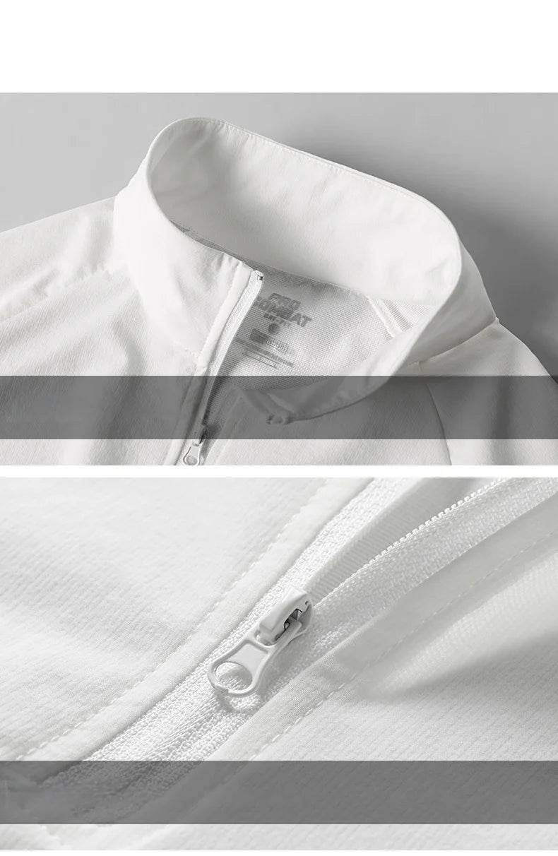 2025 summer Men's Quick Dry Jacket Suit 1-4 piece Outdoor Fitness Running Sets Sports Jogging Pants Workout Clothes Sportswear - AIAZ