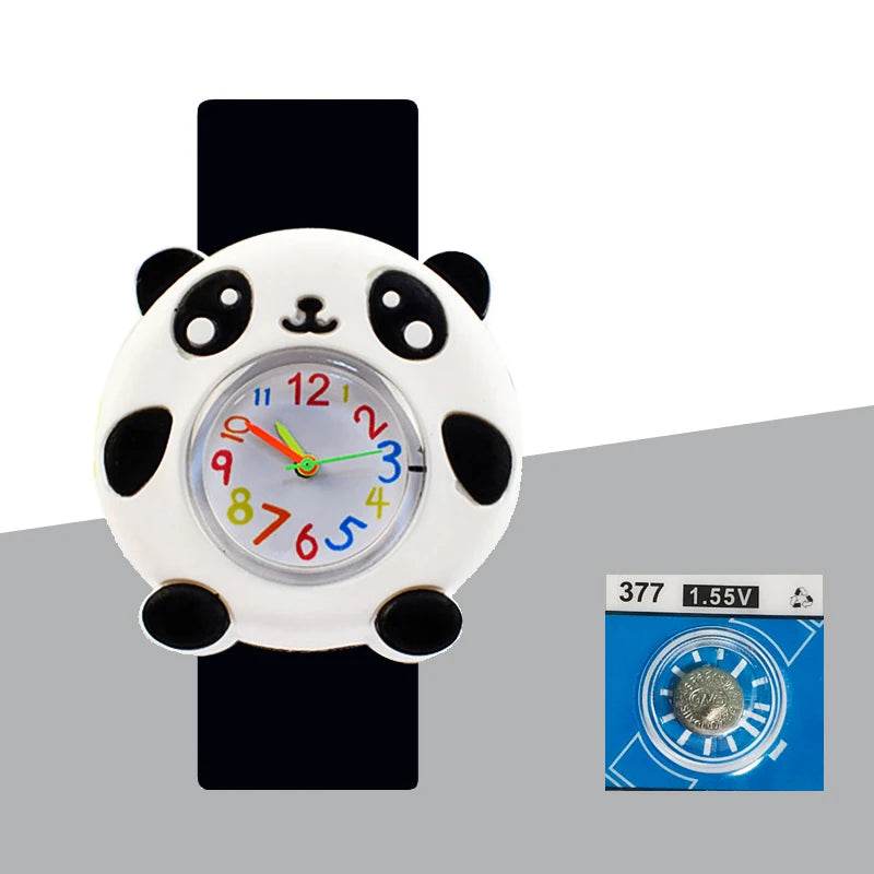 Baby Birthday Gift Children Toys Watches Cartoon Animal Dial Bracelet Kids Watches for Boy Girl 2-15 Years Old Child Clock - AIAZ