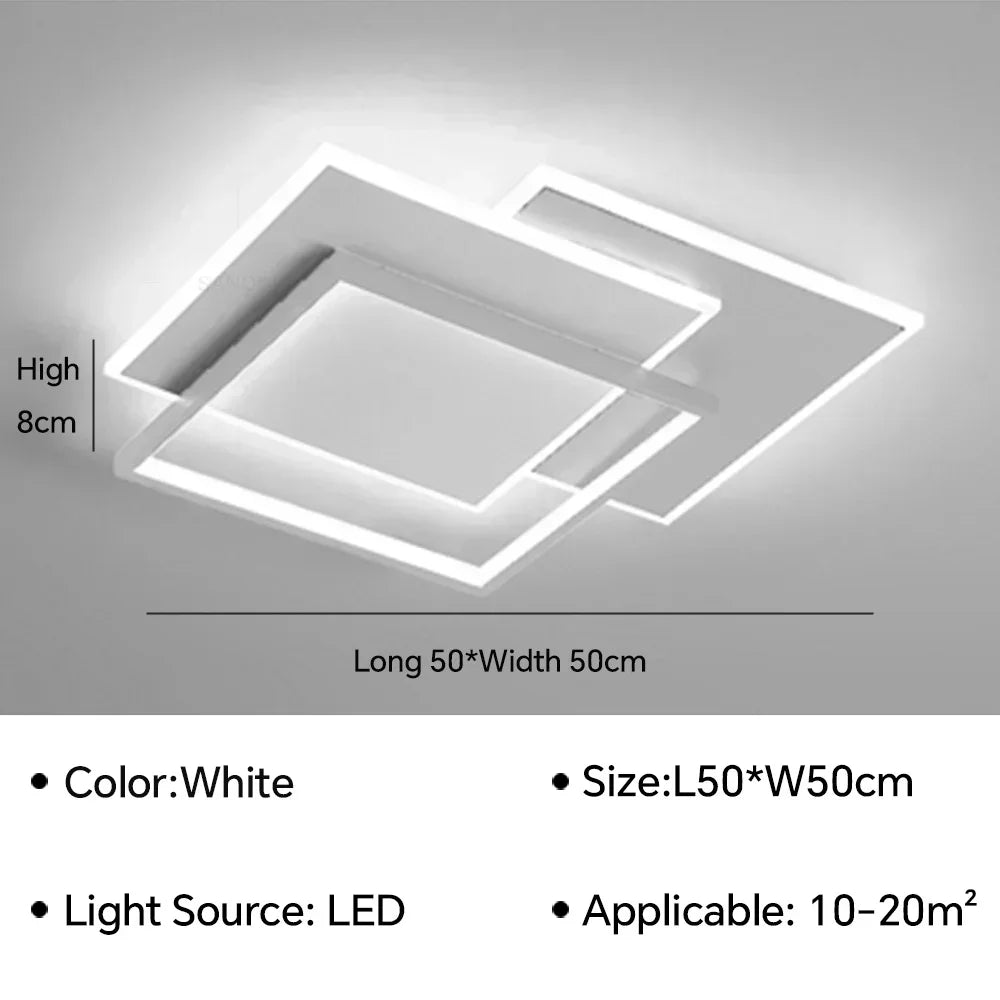 Modern LED Ceiling Lamps Simplicity for Living Room Decor Bedroom Lights Nordic Kitchen Home Decor Indoor Lighting Fixture