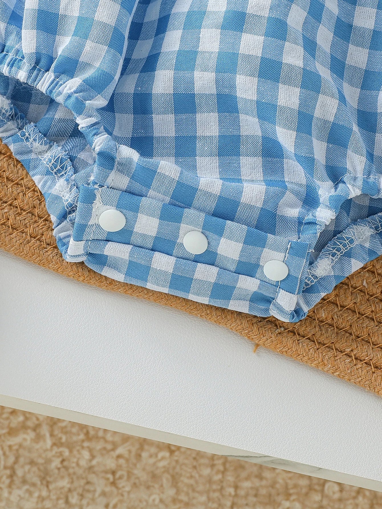 Suspenders Baby Boys Sleeveless Summer Plaid Green jumpsuit Japan&Korean Streetwear)