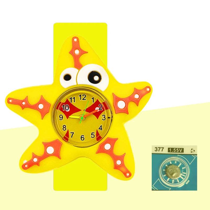 Baby Birthday Gift Children Toys Watches Cartoon Animal Dial Bracelet Kids Watches for Boy Girl 2-15 Years Old Child Clock - AIAZ