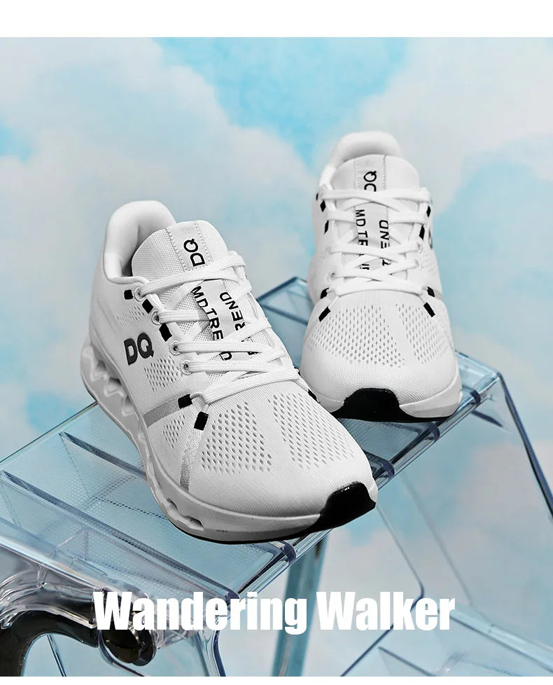 Men's Running Shoes Breathable Lightweight Shock Absorption Athletic Gym Training Sneakers Non-Slip Comfortable Sports Shoes