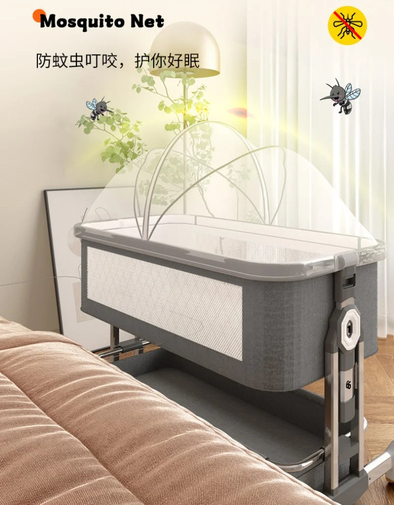 0-2 years old crib Removable portable baby bassinet adjustable height foldable multi-functional new child splice queen bed