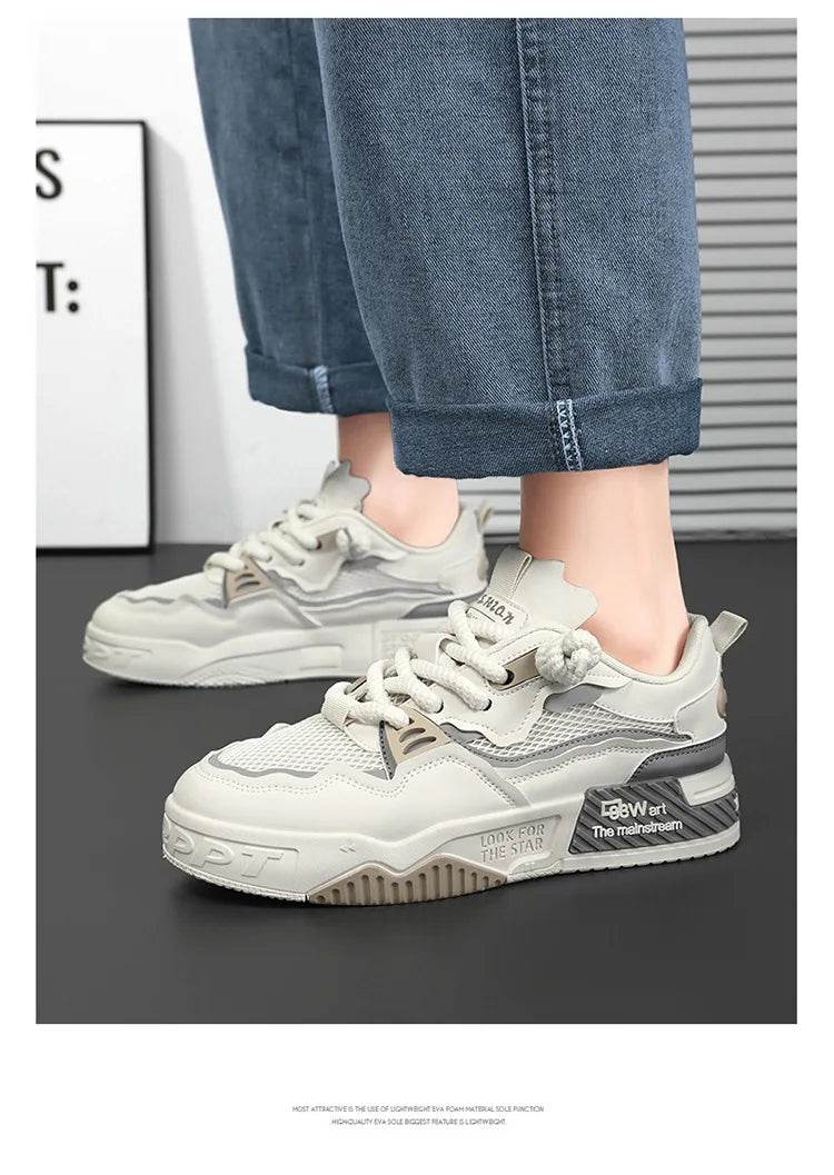 Men Shoes Platform Male Sneakers 2025 New Vulcanized Shoes for Men Casual Running Shoes Large Size 45 46 Hot Sapatos Masculinos - AIAZ