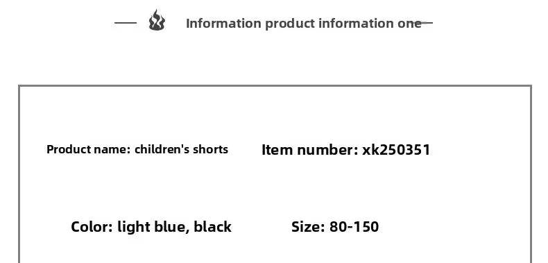 Fashion Cartoob Print Denim Kids Shorts Girls Pants Summer 2025 New Boys Summer Clothes Baby Loose Casual Pants - AIAZ