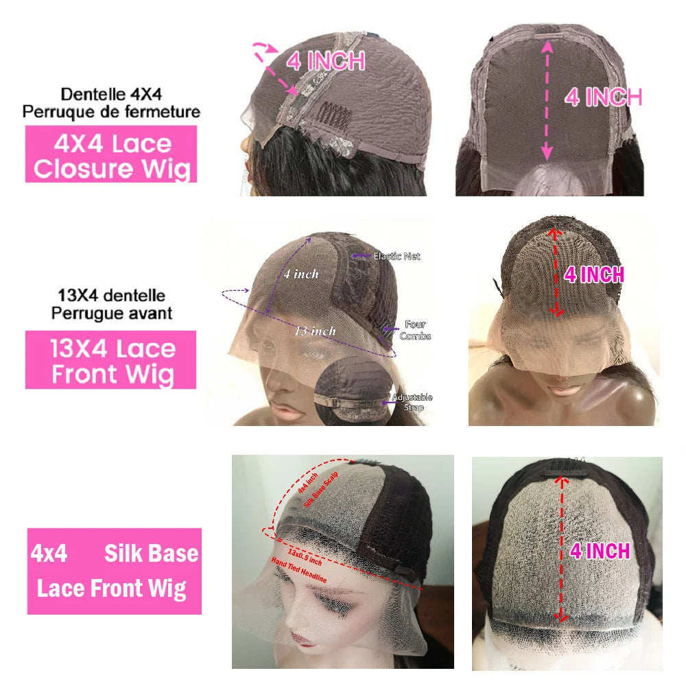 Silk Base Lace Front Wig Human Hair 13x4 Lace Front Wigs Human Hair 180 Density Honey Blonde Balayage Wig Human Hair for Women
