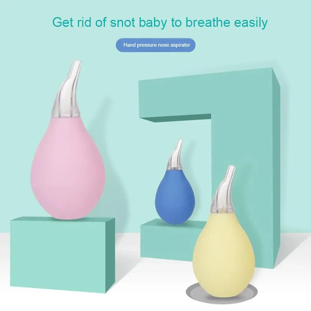 Newborn Baby Nasal Aspirator Suction Soft Tip Mucus Vacuum Runny Nose Cleaner Cleaning for Boys Girls Kids
