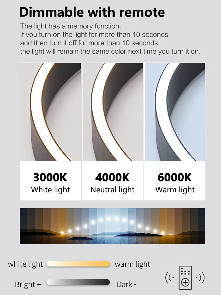 Ceiling chandelier Pendant light Chandeliers for dining room LED Bedroom living room nordic home decor Modern Round ring lamps