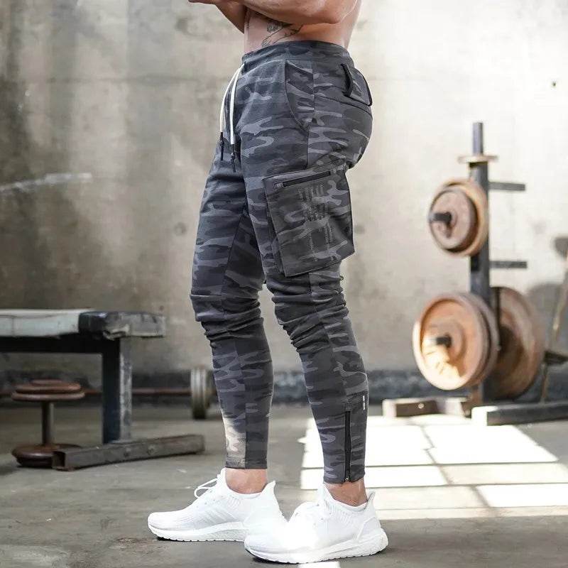 Men's Work Pants Are Sporty Lightweight Elastic Breathablepersonalizedquick Drying Outdoor Fitnessrunning Training, Multi Pocket - AIAZ