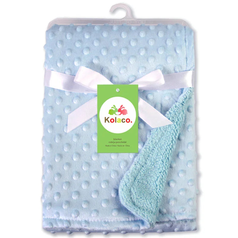 Personalized Baby First Name Cover Kids Custom Blanket Newborn Boy Girl Birthday Gift Swaddle Bed Toddler Stroller Crib Blanket